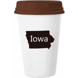 DIYthinker Lowa America USA Map Outline Mug 11.8fl oz