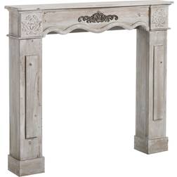 BigBuy Home Fireplace Fir White Hylle