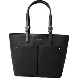 Michael Kors Jet Set Medium Pocket Tote Bag - Black