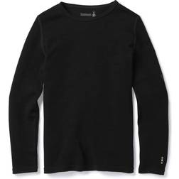 Smartwool Kid's Classic Thermal Merino Base Layer Crew - Black (SW0SN110)