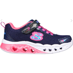 Skechers Kid's Flutter Heart Lights - Navy/Multi