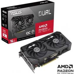 ASUS Dual Radeon RX 7600 XT OC Edition HDMI 3xDP 16GB GDDR6