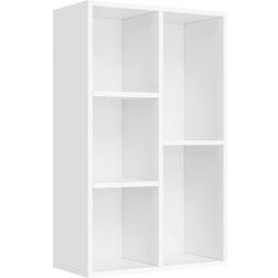 Vasagle Modern Floor Standing Storage Unit Cloud White Bokhylle 80cm