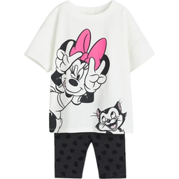 H&M Printed Set 2-pack - White/Minnie Mouse (1073066019)