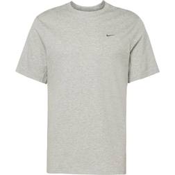 Nike Primary Men's Dri FIT Short-Sleeve Versatile Top - Dark Grey Heather/Heather/Smoke Grey