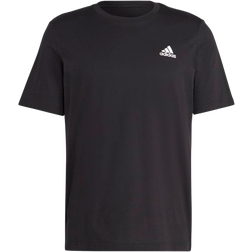 Adidas Essentials Single Jersey Embroidered Small Logo T-shirt - Black