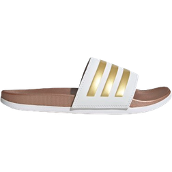 Adidas Adilette Comfort - Cloud White/Matte Gold