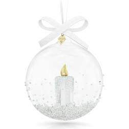 Swarovski Annual Edition 2023 Ball White Christmas Tree Ornament 3.9"