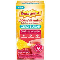 Emergen-C Zero Sugar Daily Immune Support Raspberry Lemonade 18-Pack 18