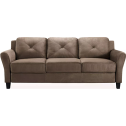 Lifestyle Solutions Harper Brown Sofa 80.3" 3 Seater