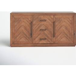 Alpine Furniture Shae Brown Sideboard 62x32"