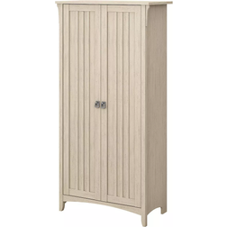 Bush Salinas Tall Antique White Storage Cabinet 31.5x63"