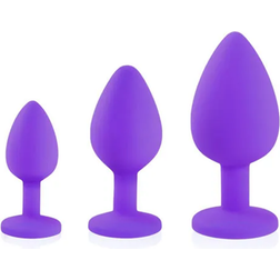 Excellent Power Heart Light Silicone Anal Training Kit