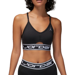 Nike Jordan Indy Women's Light Support Sports Bra - Black/White/Stealth