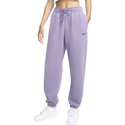 Nike Sportswear Phoenix Fleece Women's High Waisted Oversized Tracksuit Bottoms - Daybreak/Black