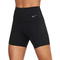 Nike Women's Universa Medium Support High Waisted 12.5cm Biker Shorts - Black