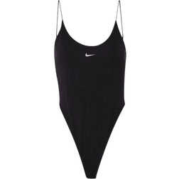 Nike Sportswear Chill Knit Women's Tight Cami Bodysuit - Black/Sail