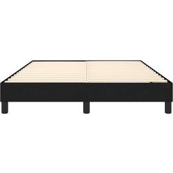 vidaXL Box Spring Black Sängram 135 x 193cm