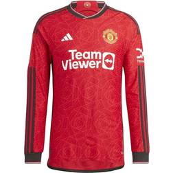 Adidas Men Manchester United 23/24 Long Sleeve Home Authentic Jersey