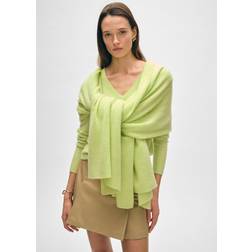 White + Warren Cashmere Travel Wrap Scarf One Size Pistachio Gelato