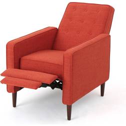 Red Barrel Studio Club Red Armchair 38"