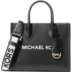 Michael Kors Mirella Small Pebbled Leather Crossbody Bag - Black