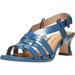 Donald Pliner Heeled Sandal - Blue Bell Patent