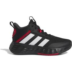 Adidas Kid's Ownthegame 2.0 - Core Black/Cloud White/Vivid Red