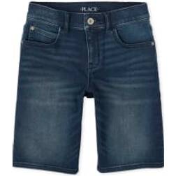 The Children's Place Boy's Super-Soft Denim Shorts - Wexler Wash (3029674-32Z4)