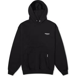 Represent Owners Club Cotton Graphic Hoodie - Black