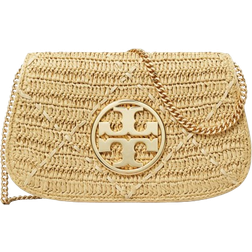 Tory Burch Reva Raffia Clutch - Natural