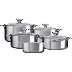 Le Creuset Signature Stainless Steel Set med lock 5 delar