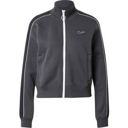 Nike Women's Sportswear Fleece Track Top - Anthracite/Black/White