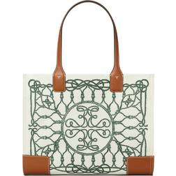 Tory Burch Ella Printed Small Tote - Ivory Abstract Rope