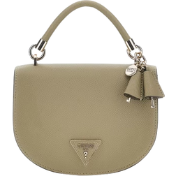 Guess Gizele Saffiano Mini Handbag - Green