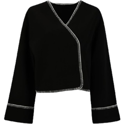 Gina Tricot Blanket Stitch Jacket - Black