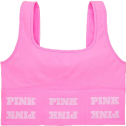 PINK Seamless Logo Sports Bra - Lola Pink