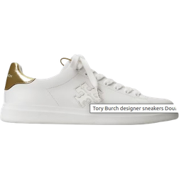 Tory Burch Double T Howell Court W - Titanium White/Spark Gold