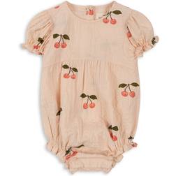 Konges Sløjd Vida Puff Sleeve Romper - Ma Grande Cerise Pink (KS101094)