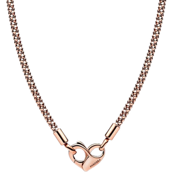 Pandora Moments Studded Chain Necklace - Rose Gold