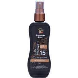 Australian Gold Instant Bronzer Spray Gel Sunscreen SPF15 100ml