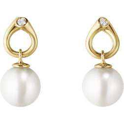 Georg Jensen Magic Earrings - Gold/Pearls/Diamonds