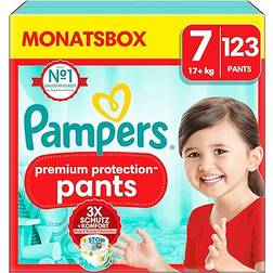 Pampers Premium Protection Pants Size 7 17+kg 123pcs