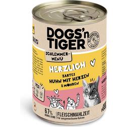 Dogs'n Tiger Gourmet Menu Hearty Chicken & Carrots