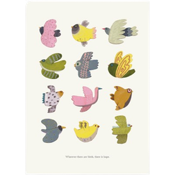 Postery Birds Hope Poster 30x40cm