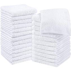 Utopia Washcloths Set Guest Towel White (30.5x30.5)