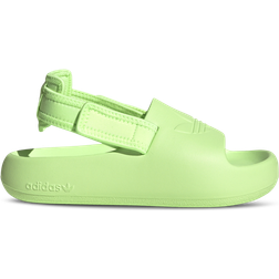 Adidas Junior Adifoam Adilette Slides - Green Spark