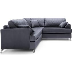 Abakus Direct Ferguson Dark Grey Sofa 200cm 5-Sitzer