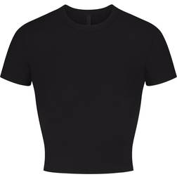 SKIMS Soft Lounge Cropped T-shirt - Onyx