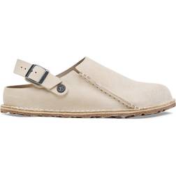 Birkenstock Lutry Premium Suede Leather - Eggshell